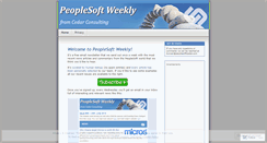 Desktop Screenshot of peoplesoftweekly.com